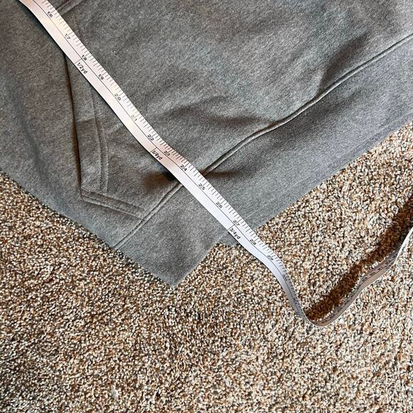 Caterpillar Men's Grey Pullover Hooded Long Sleeve Sweatshirt. Size M - Picture 6 of 8